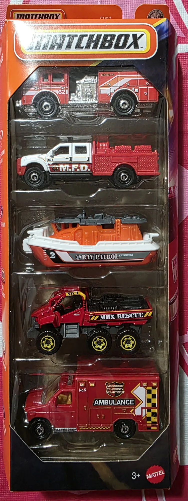 Hot Wheels Rescue 5-Pack