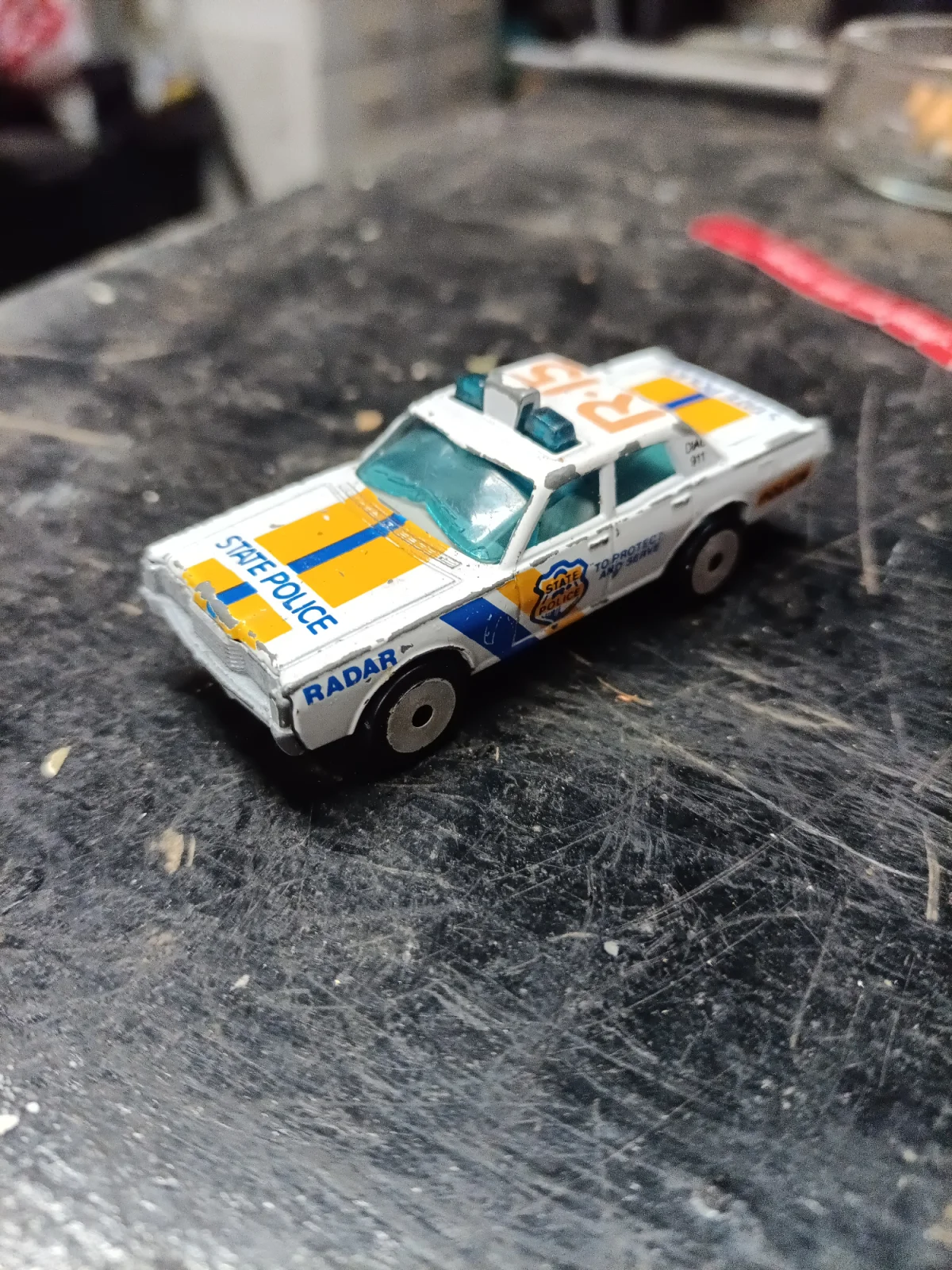 1987 Mercury Police Car White: Image 2