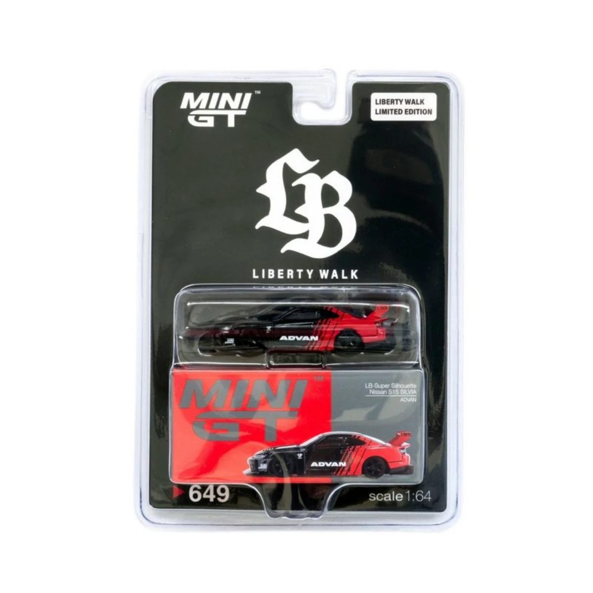 2024 Nissan LB-Super Silhouette S15 Silvia ADVAN ZAMAC: Blister: Image 2