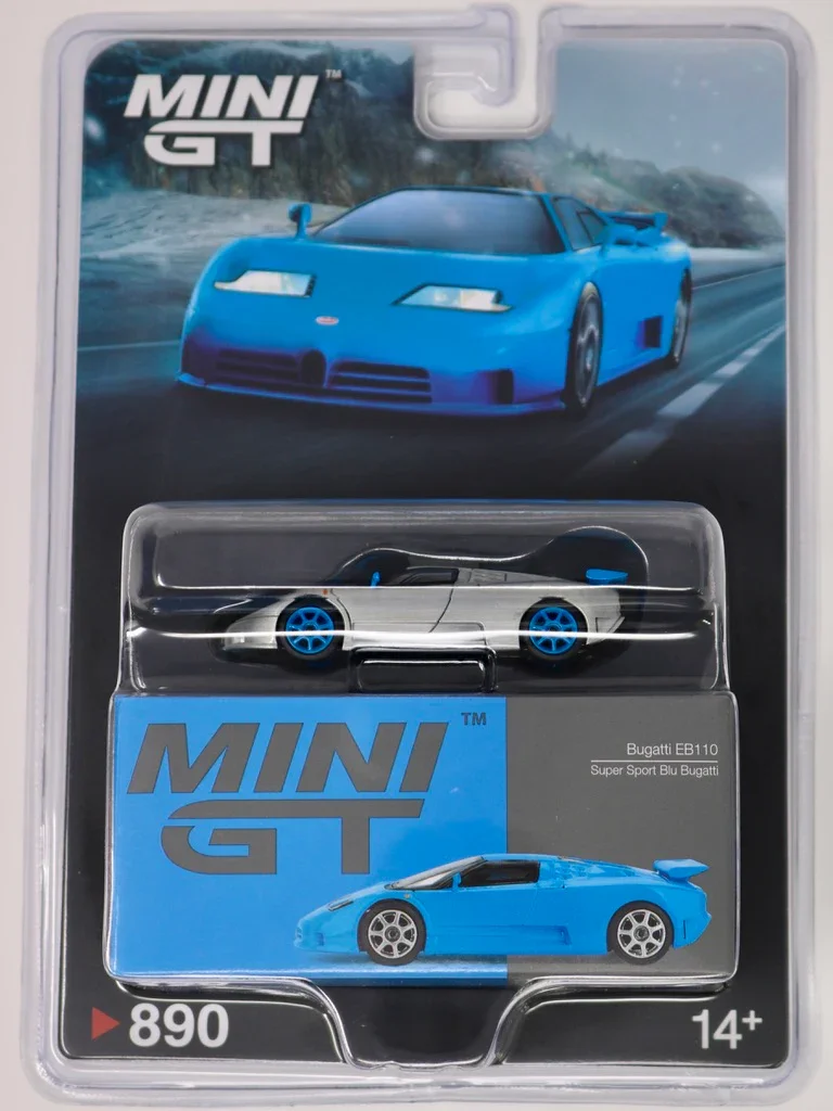 Hot Wheels Bugatti EB110 Super Sport Blu Bugatti