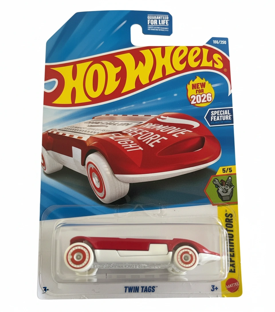 2026 Twin Tags Red: Long (US): Image 3