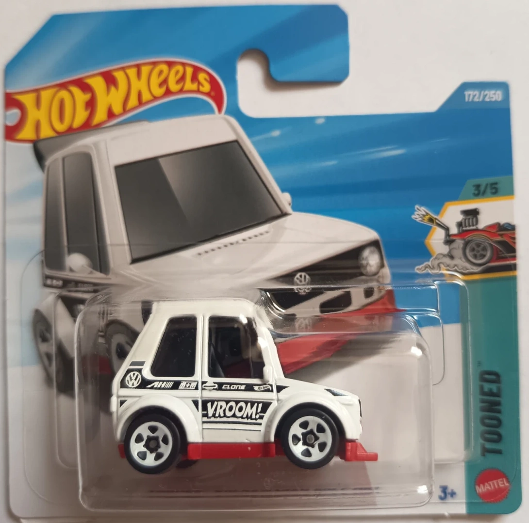 2026 Tooned Volkswagen Golf MK1 White: Short: Image 2