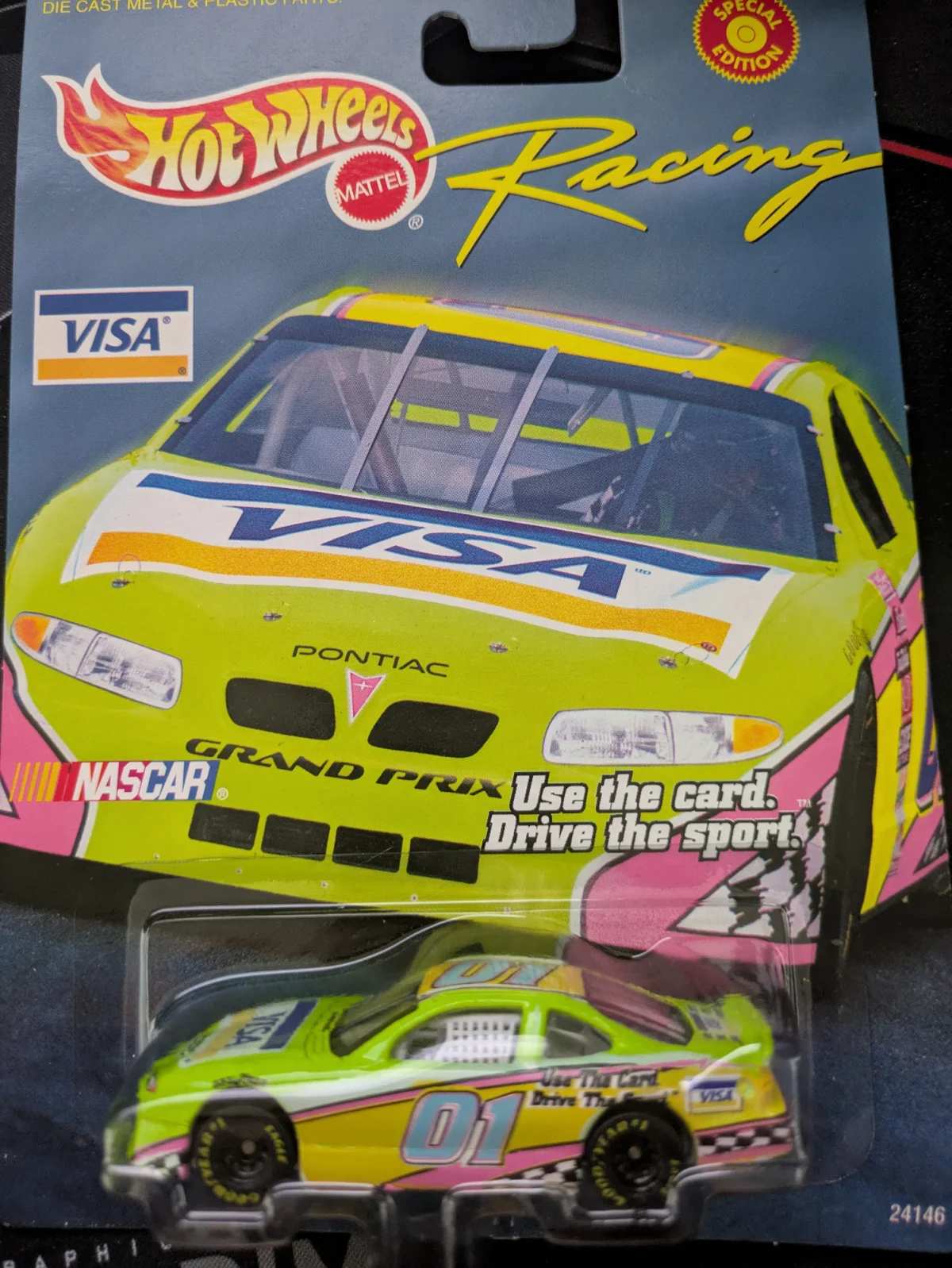 Hot Wheels Pontiac Grand Prix Stocker #01 Visa