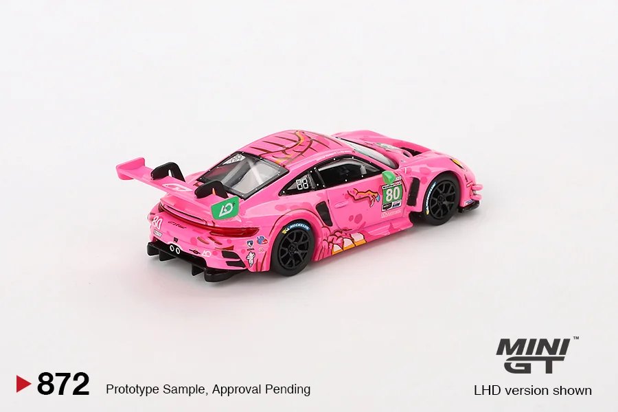 2024 Porsche 911 GT3 R #80 AO Racing 2023 IMSA Virginia Roxy Pink: No Package: Image 3