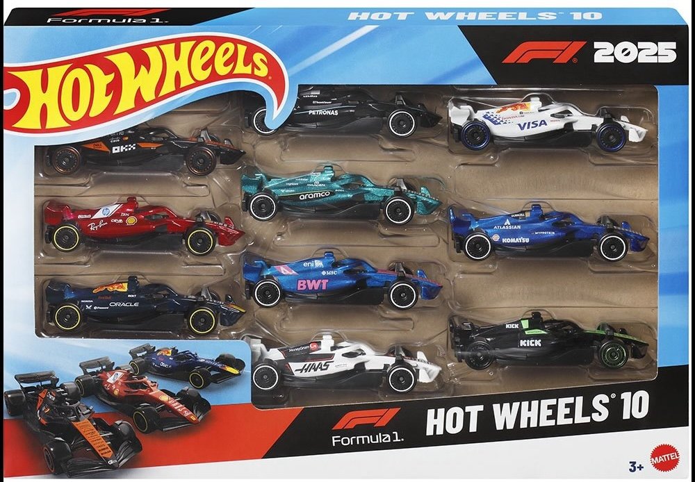 Hot Wheels Formula 1 2025 10-Pack