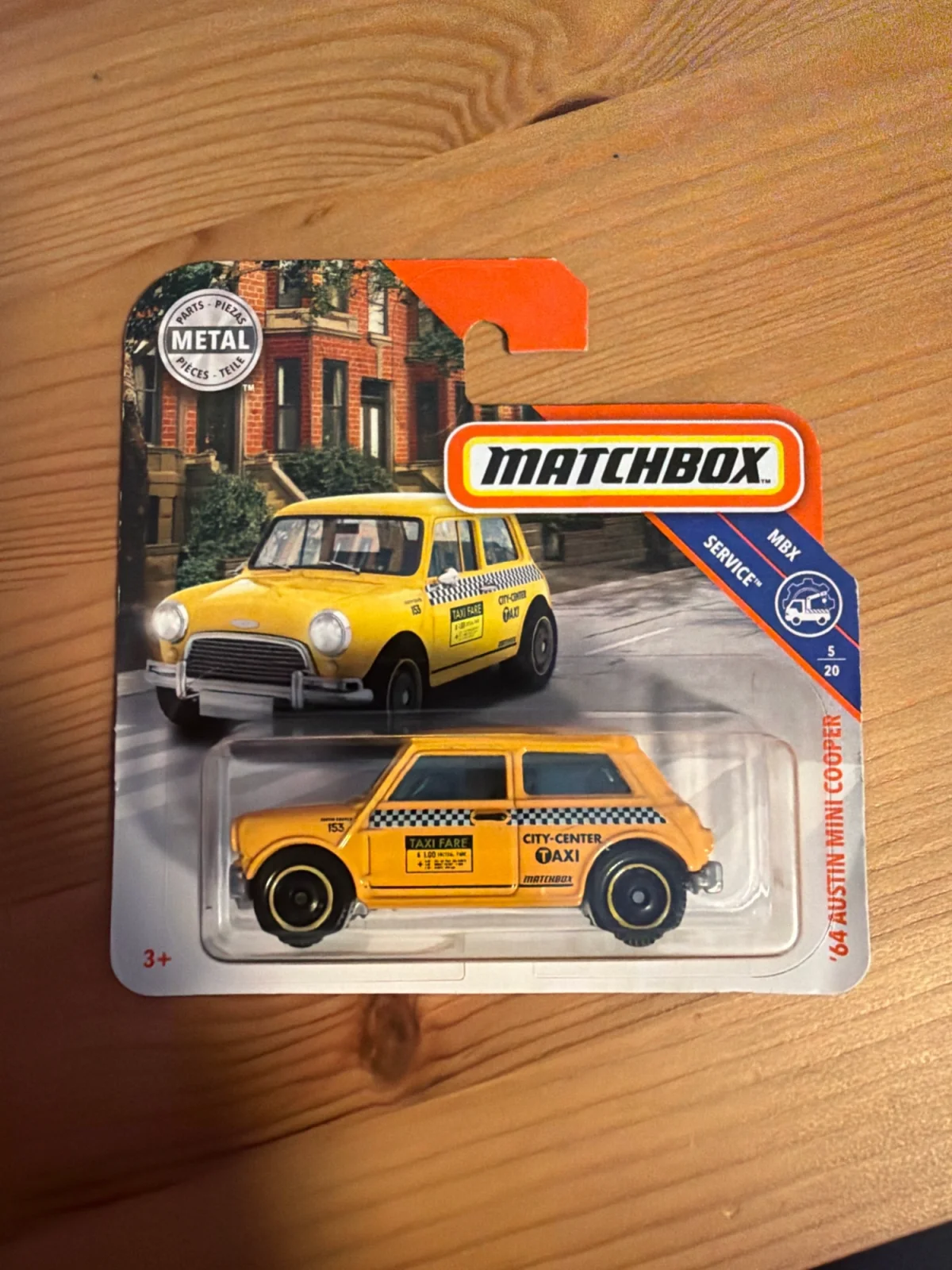2019 64 Austin Mini Cooper Yellow: Short Card: Image 2