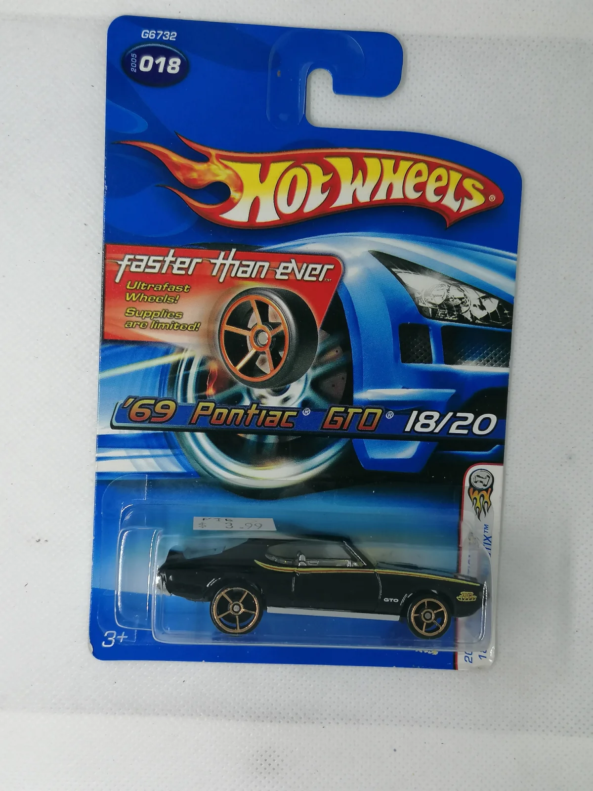 Hot Wheels 69 Pontiac GTO