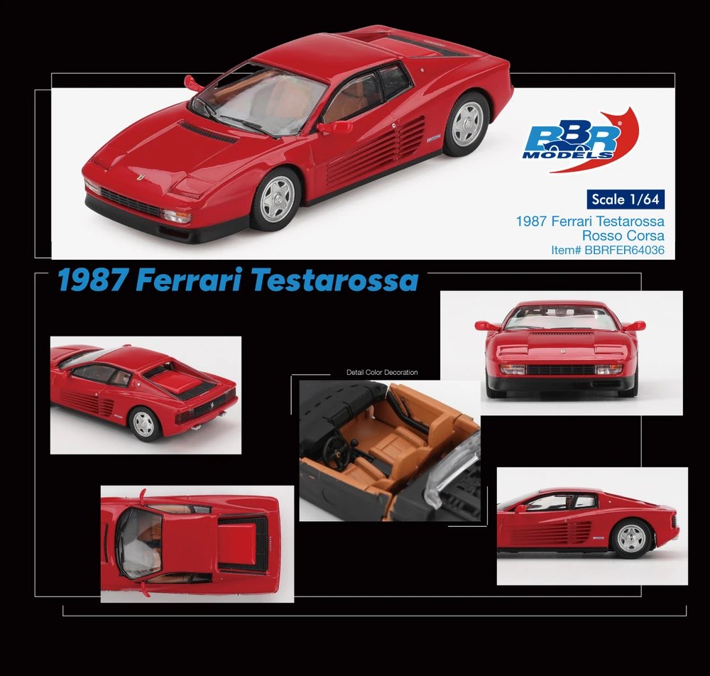 Hot Wheels Ferrari Testarossa 1987