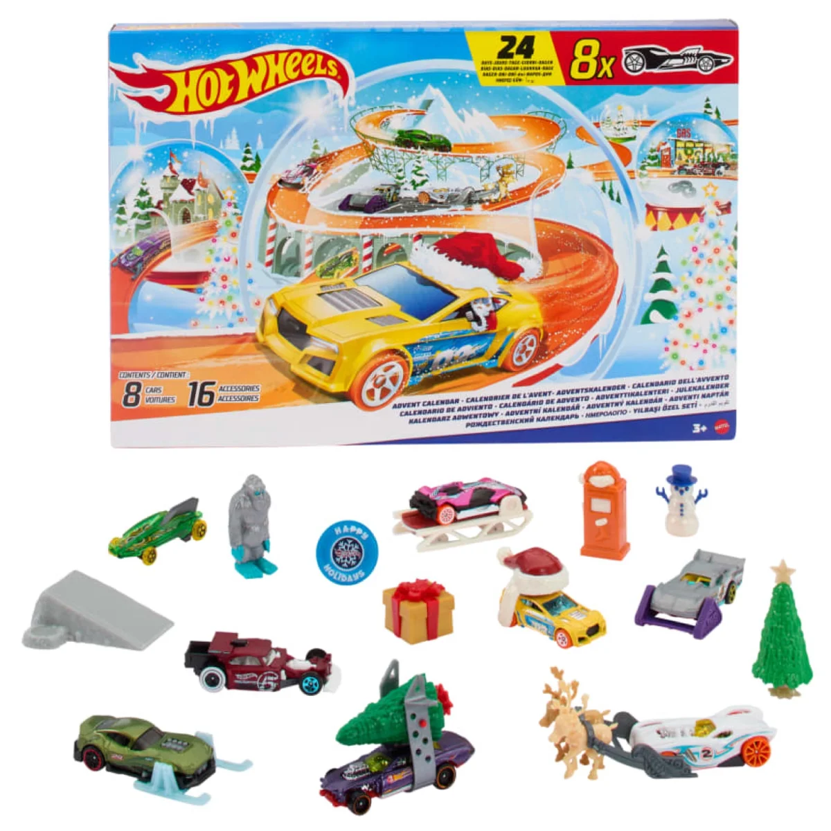 Hot Wheels Advent Calendar 2025 8-Pack
