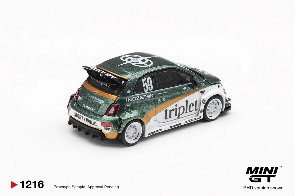 2026 Abarth 595 LB-WORKS TY Edition Autographed Version White: Image 3