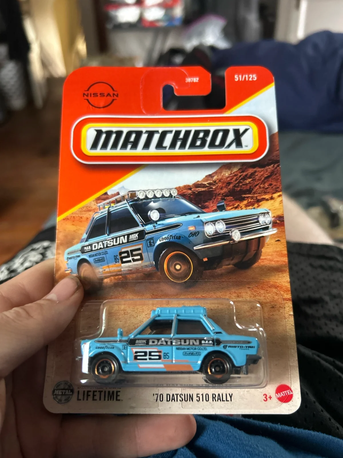 2025 70 Datsun 510 Rally Blue: Long Card: Image 2