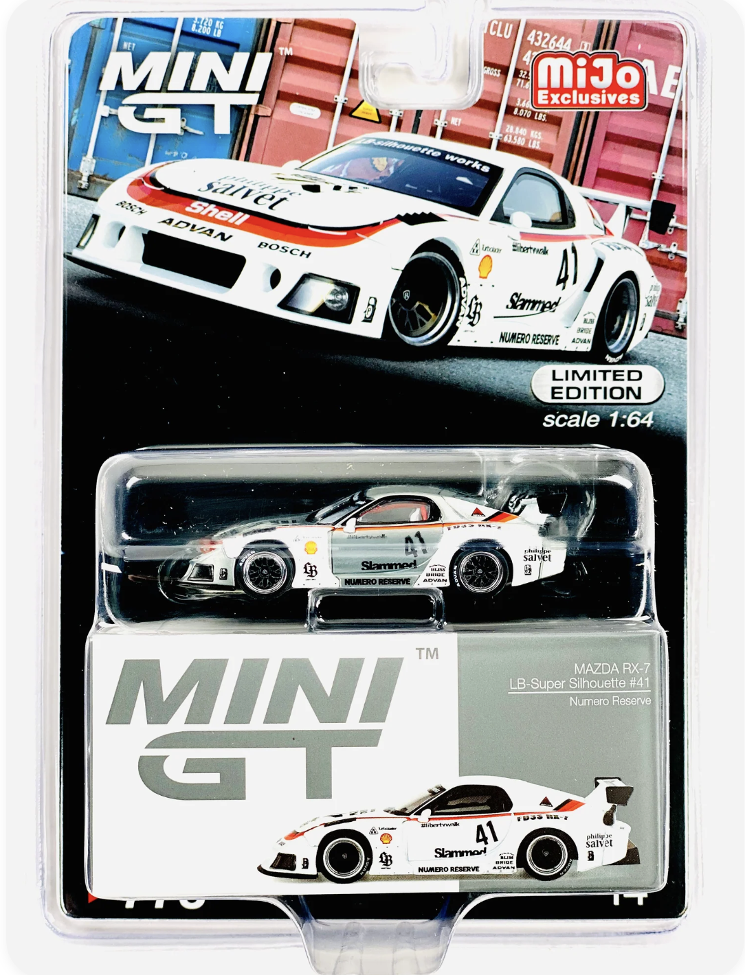 Hot Wheels Mazda RX-7 LB-Super Silhouette #41 Numero Reserve