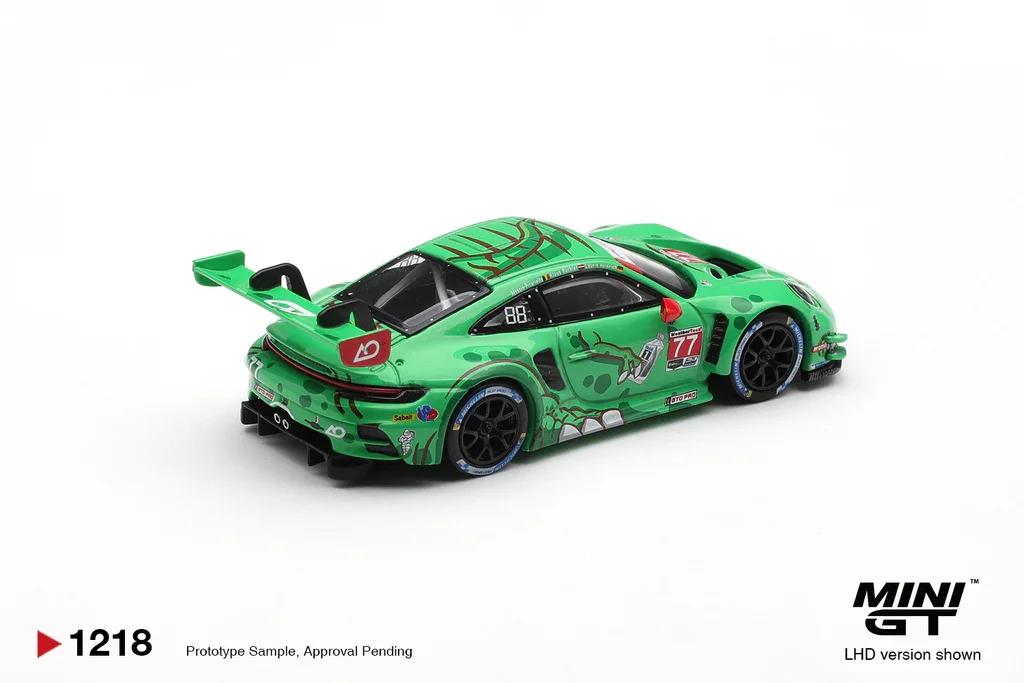2026 Porsche 911 GT3 R (992) #77 AO Racing 2025 IMSA Sebring 12 Hrs Class Winner Green: Image 3