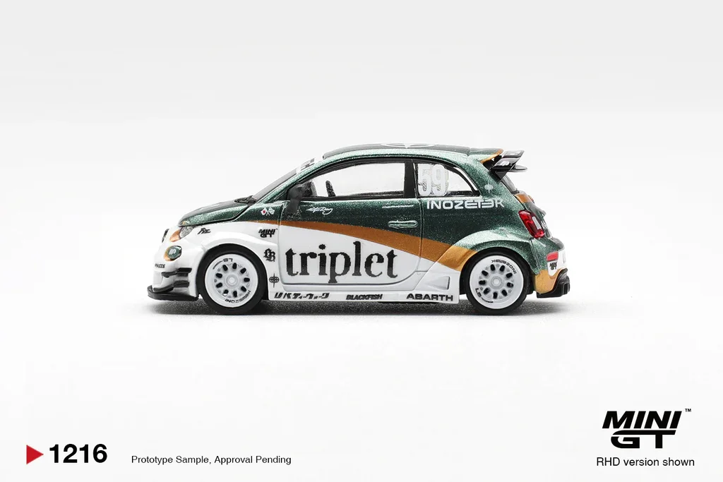 2026 Abarth 595 LB-WORKS TY Edition White: Image 3