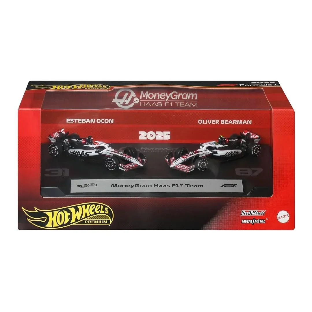 Hot Wheels MoneyGram HAAS F1 Team 2-Pack