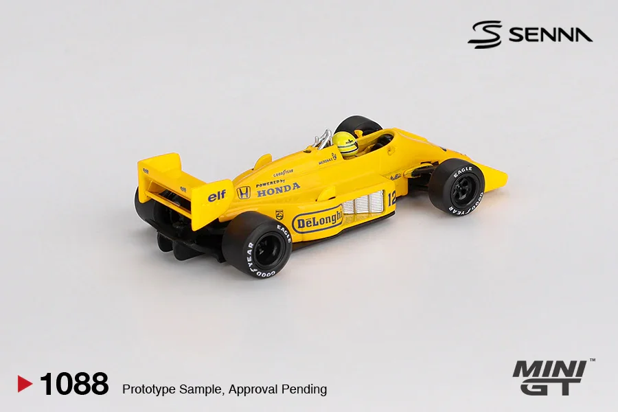 2026 Lotus 99T #12 Ayrton Senna 1987 Monaco Grand Prix Winner Yellow: Image 2