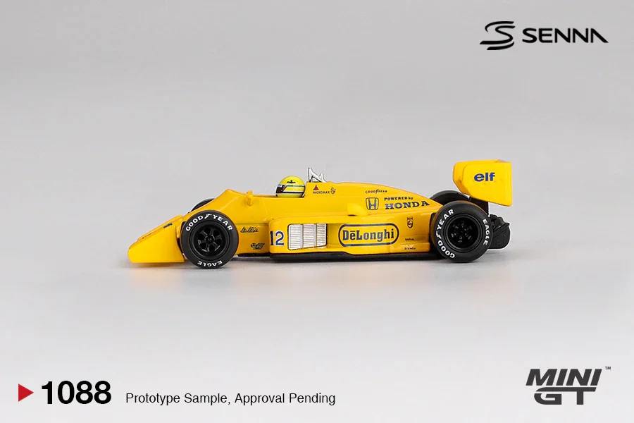 2026 Lotus 99T #12 Ayrton Senna 1987 Monaco Grand Prix Winner Yellow: Image 3