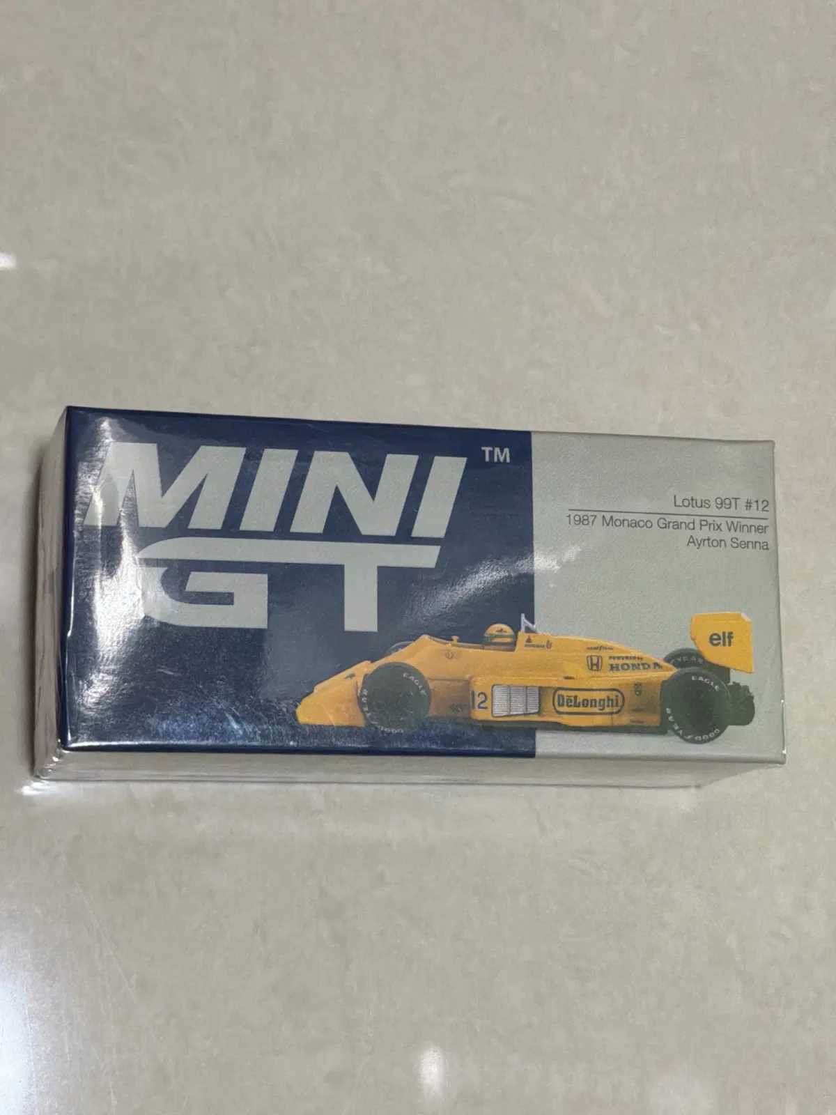 2026 Lotus 99T #12 Ayrton Senna 1987 Monaco Grand Prix Winner Yellow: Box: Image 5