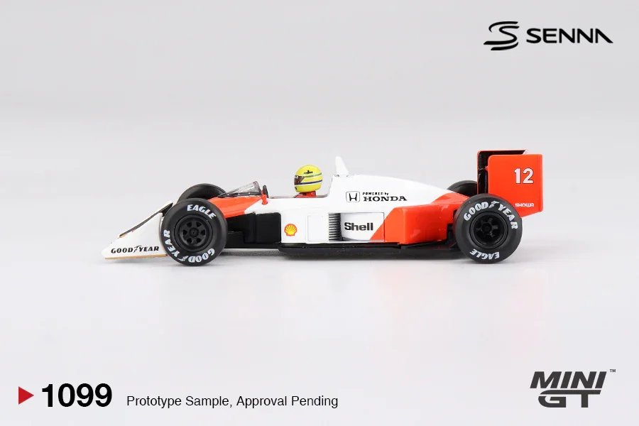 2026 McLaren MP4/4 #12 Ayrton Senna 1988 Japanese Grand Prix Winner White: Image 3