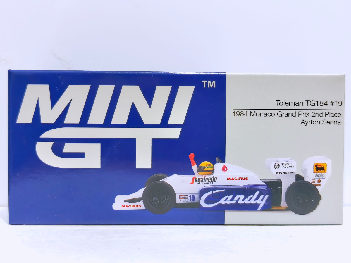 2026 Toleman TG184 #19 Ayrton Senna 1984 Monaco Grand Prix 2nd Place White: Box: Image 4