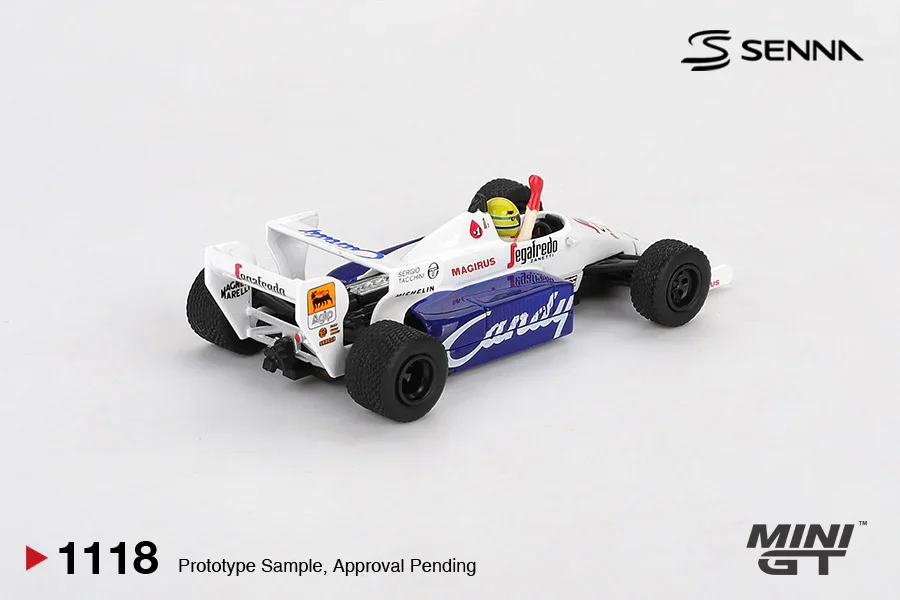 2026 Toleman TG184 #19 Ayrton Senna 1984 Monaco Grand Prix 2nd Place White: Image 2