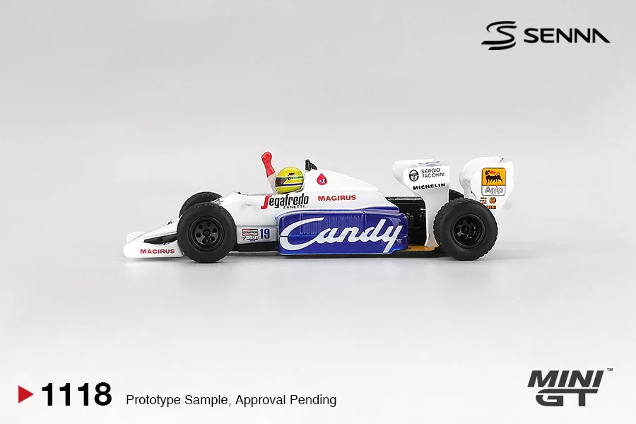 2026 Toleman TG184 #19 Ayrton Senna 1984 Monaco Grand Prix 2nd Place White: Image 3
