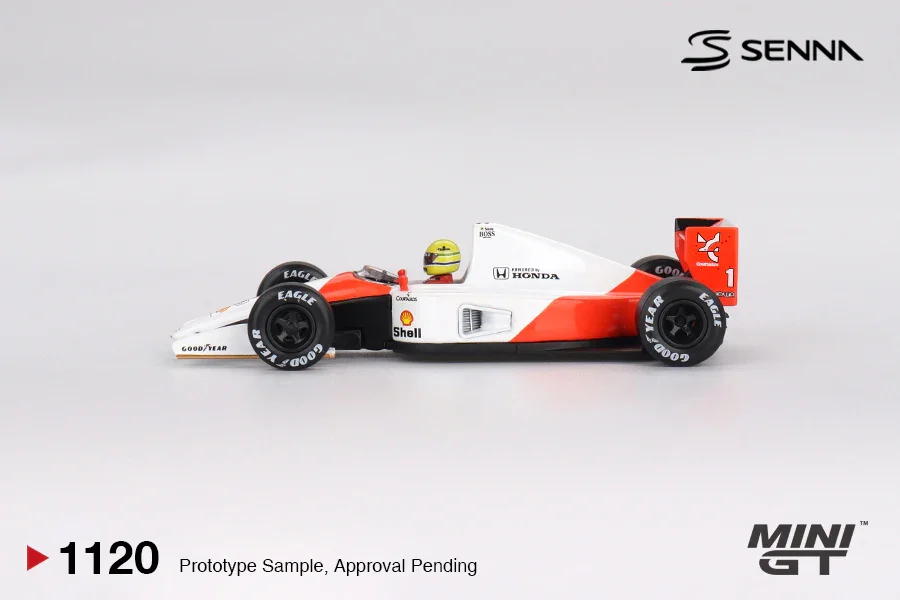 2026 McLaren MP4/6 #1 Ayrton Senna 1991 Japanese Grand Prix 2nd Place White: Image 3