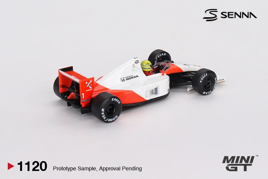 2026 McLaren MP4/6 #1 Ayrton Senna 1991 Japanese Grand Prix 2nd Place White: Image 2
