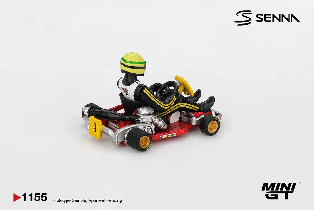 2025 Senna Kart Formula K #9 Ayrton Senna Da Silva 1981 Karting World Championship Red: Image 2