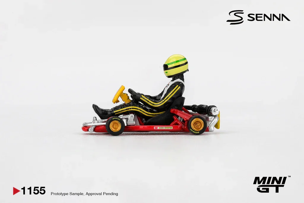 2025 Senna Kart Formula K #9 Ayrton Senna Da Silva 1981 Karting World Championship Red: Image 3