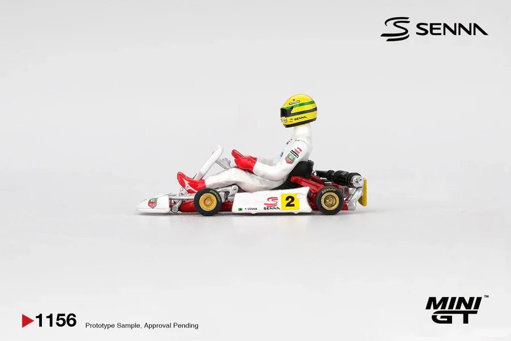2025 Senna Kart #2 Ayrton Senna Da Silva 1993 Master Of Paris-Bercy White: Image 3