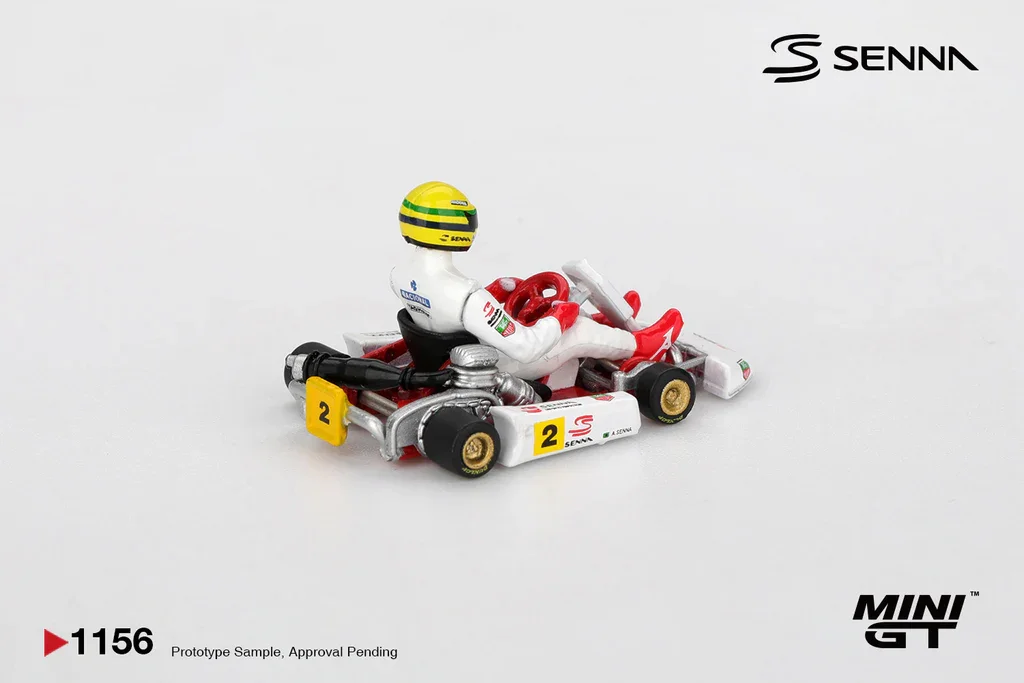 2025 Senna Kart #2 Ayrton Senna Da Silva 1993 Master Of Paris-Bercy White: Image 2