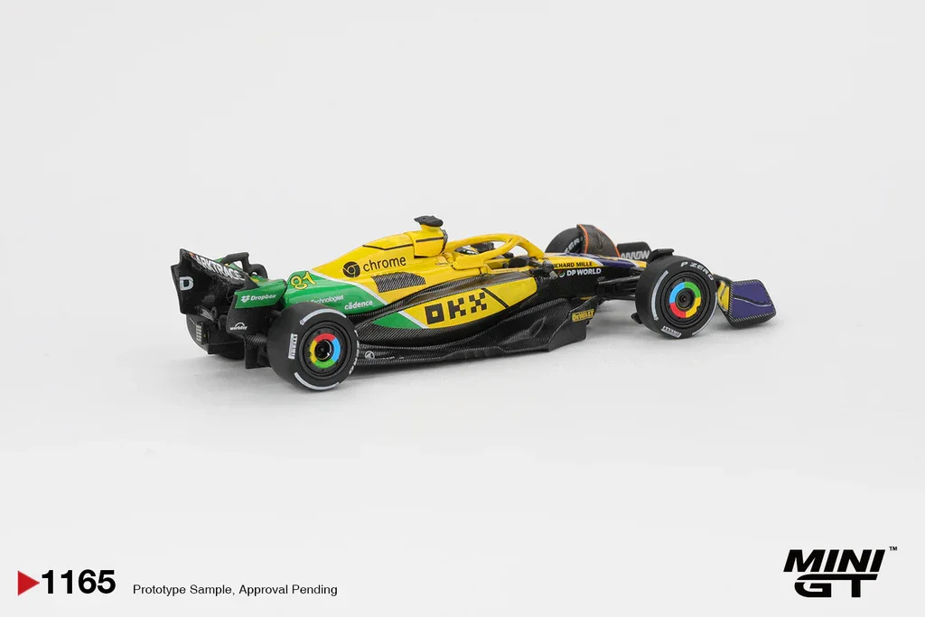 2025 McLaren MCL38 #81 Oscar Piastri 2024 F1 Monaco GP 2nd Place Yellow: Image 2