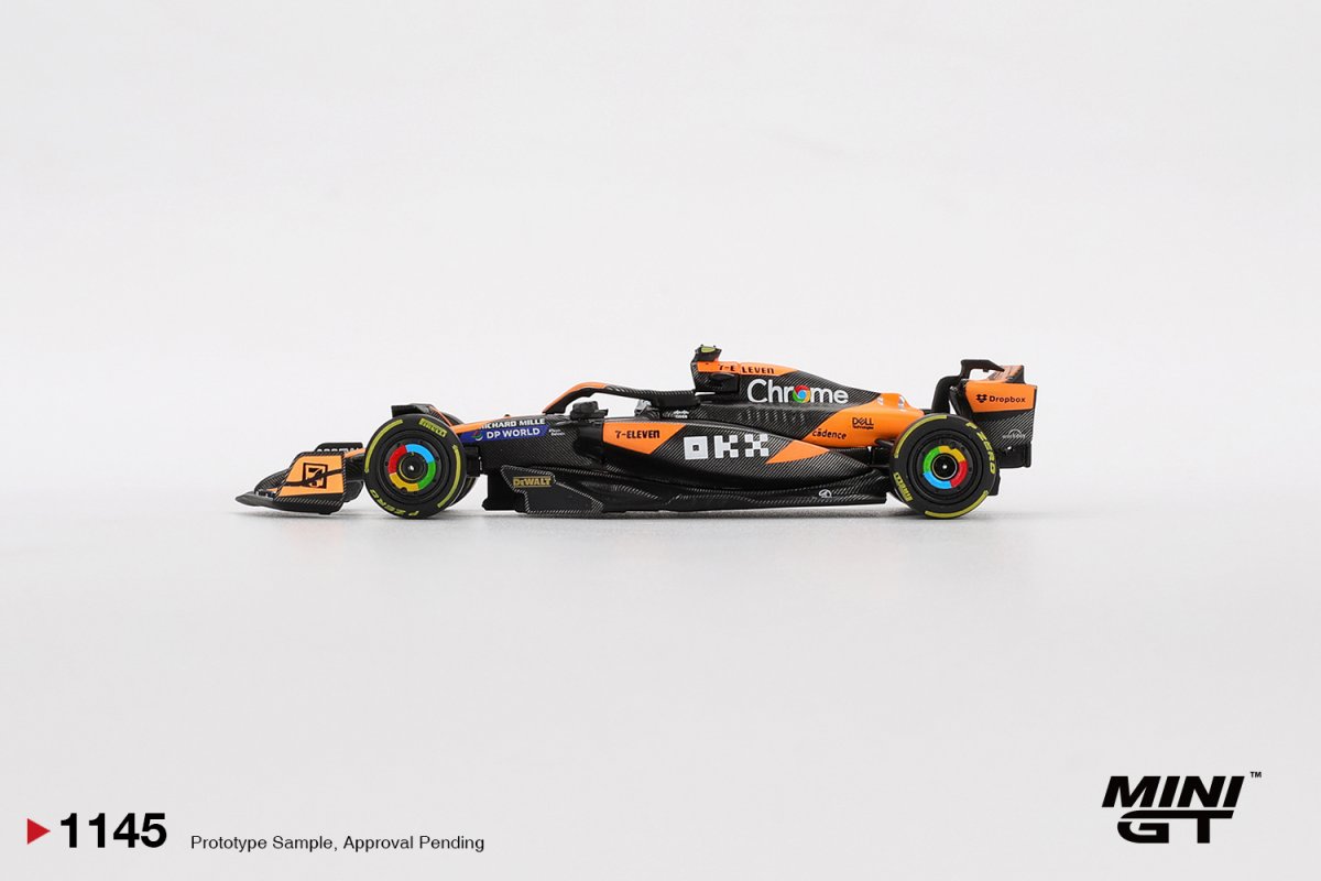 2025 McLaren MCL38 #4 Lando Norris F1 2024 Hungarian GP 2nd Place Orange: Image 2