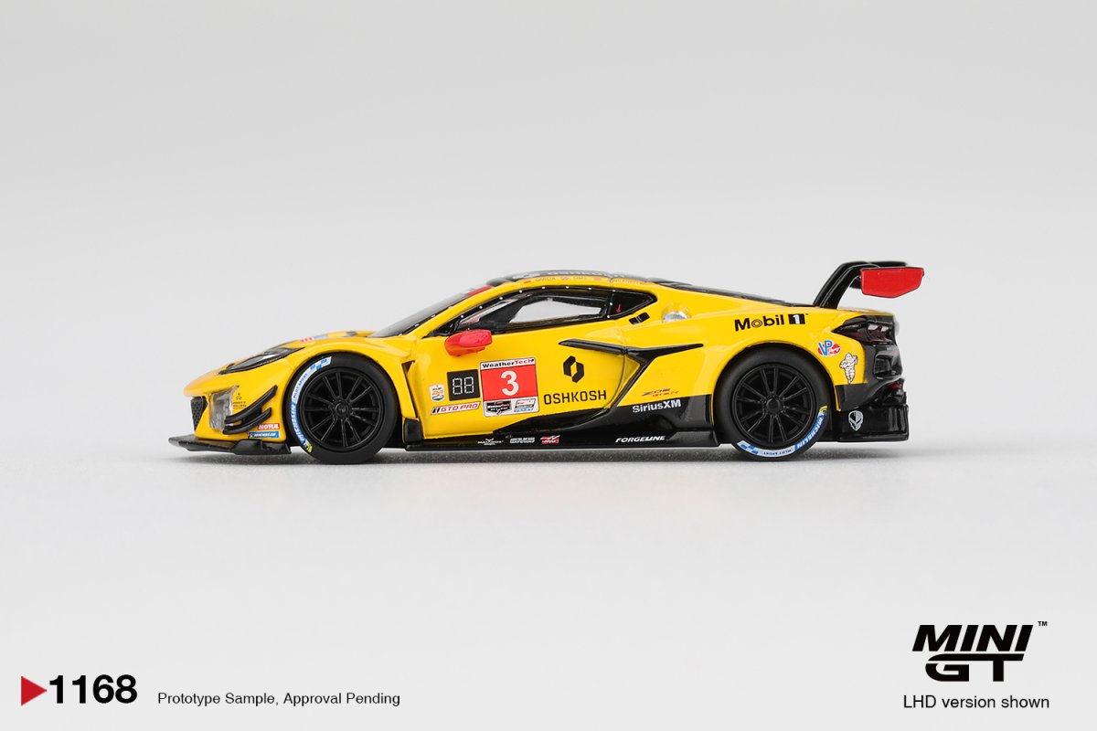 2025 Chevrolet Corvette Z06 GT3.R #3 Corvette Racing By Pratt Miller Motorsport 2025 IMSA Daytona 24 Hrs Yellow: Image 2