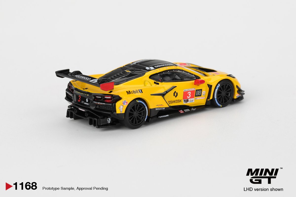 2025 Chevrolet Corvette Z06 GT3.R #3 Corvette Racing By Pratt Miller Motorsport 2025 IMSA Daytona 24 Hrs Yellow: Image 3