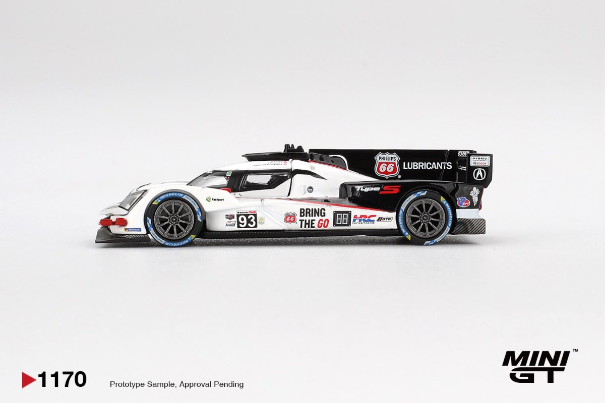 2025 Acura ARX-06 GTP #93 Acura Meyer Shank Racing 2025 IMSA Daytona 24 Hrs White: Image 3