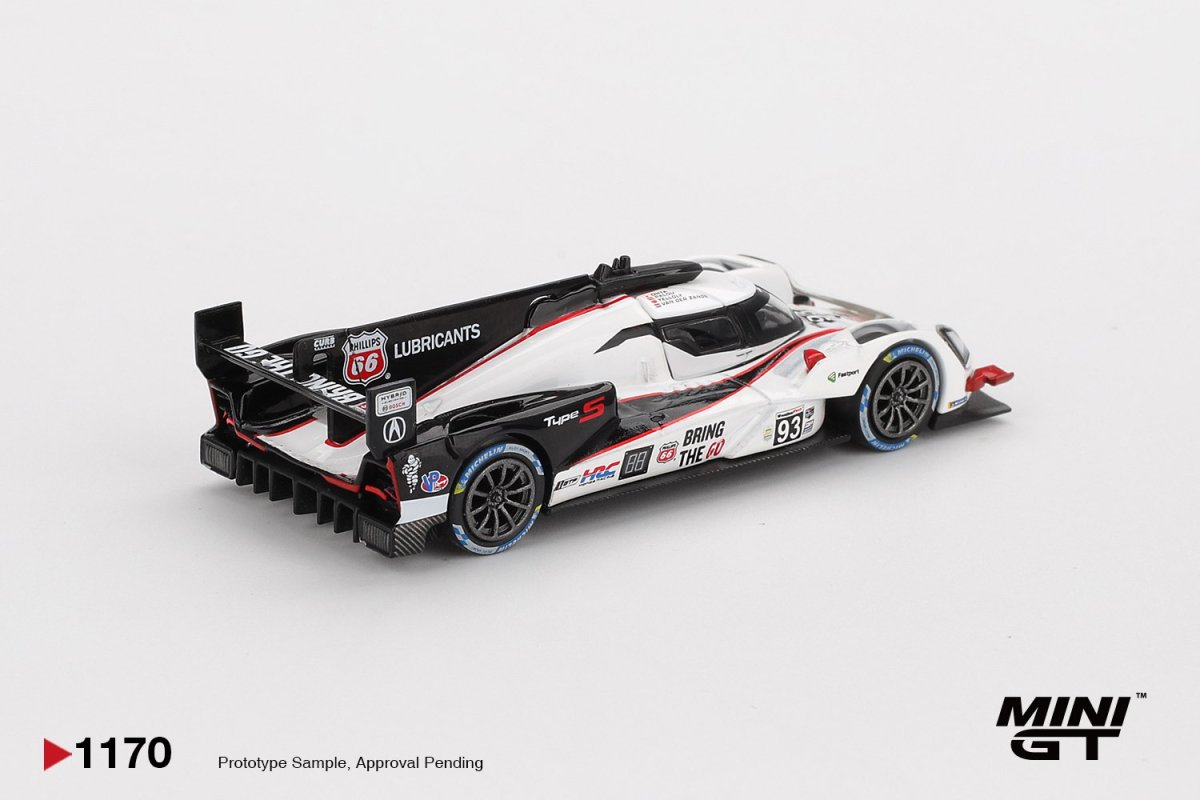2025 Acura ARX-06 GTP #93 Acura Meyer Shank Racing 2025 IMSA Daytona 24 Hrs White: Image 2
