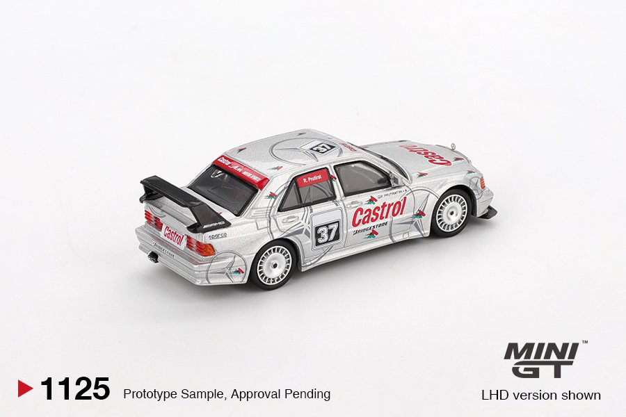 2025 Mercedes-Benz 190E 2.5-16 Evolution II #37 1995 SE Asia Touring Car Championship Silver: Image 3