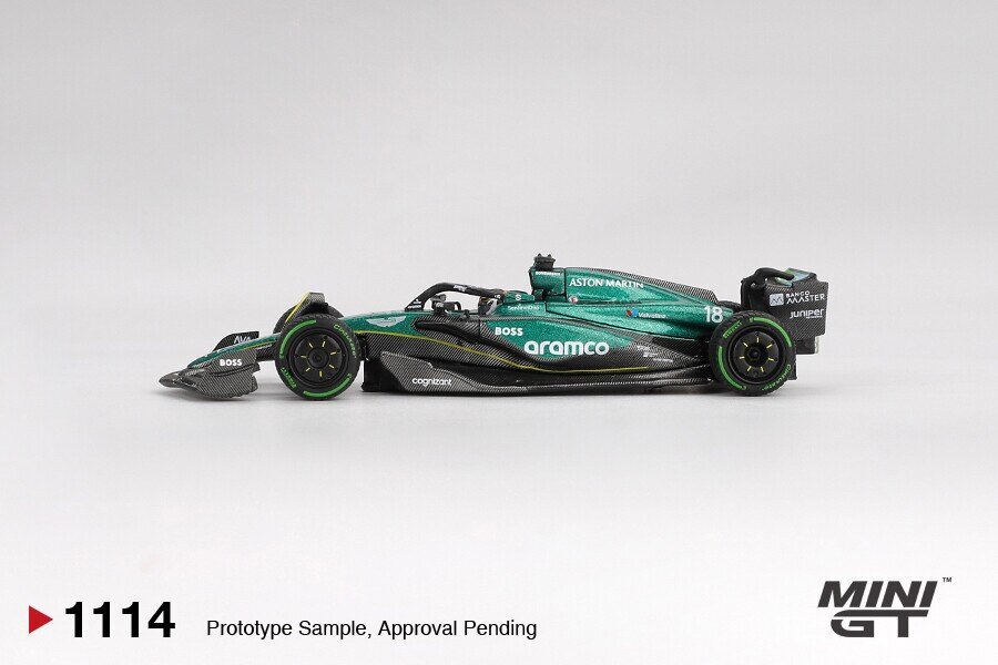 2025 Aston Martin AMR24 #18 Lance Stroll 2024 F1 Canadian GP Green: Image 2