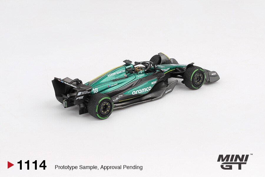 2025 Aston Martin AMR24 #18 Lance Stroll 2024 F1 Canadian GP Green: Image 3
