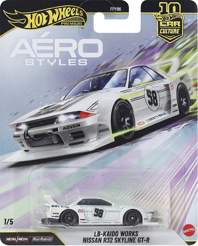 Hot Wheels LB-Kaido Works Nissan R32 Skyline GT-R