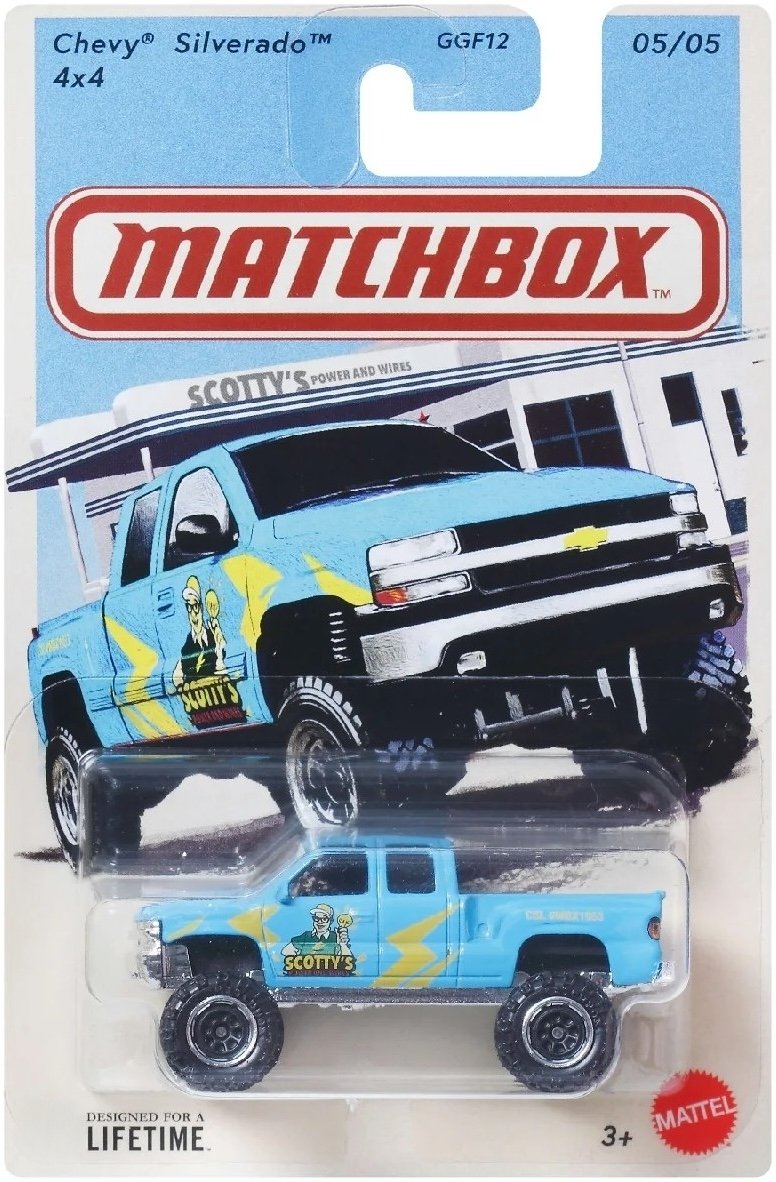 Hot Wheels Chevy Silverado 4x4