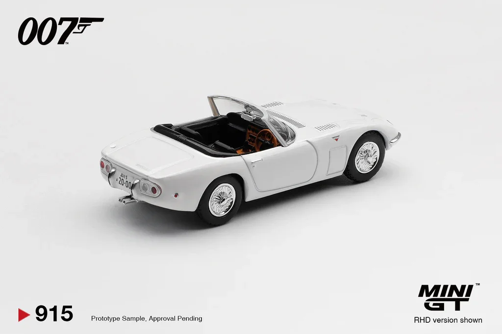 2026 Toyota 2000GT Roadster "You Only Live Twice" White: Image 4