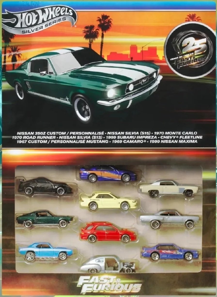 Hot Wheels Fast & Furious 10-Pack