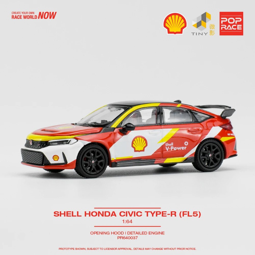 2024 Shell Honda Civic Type-R (FL5) Red: No package: Image 2