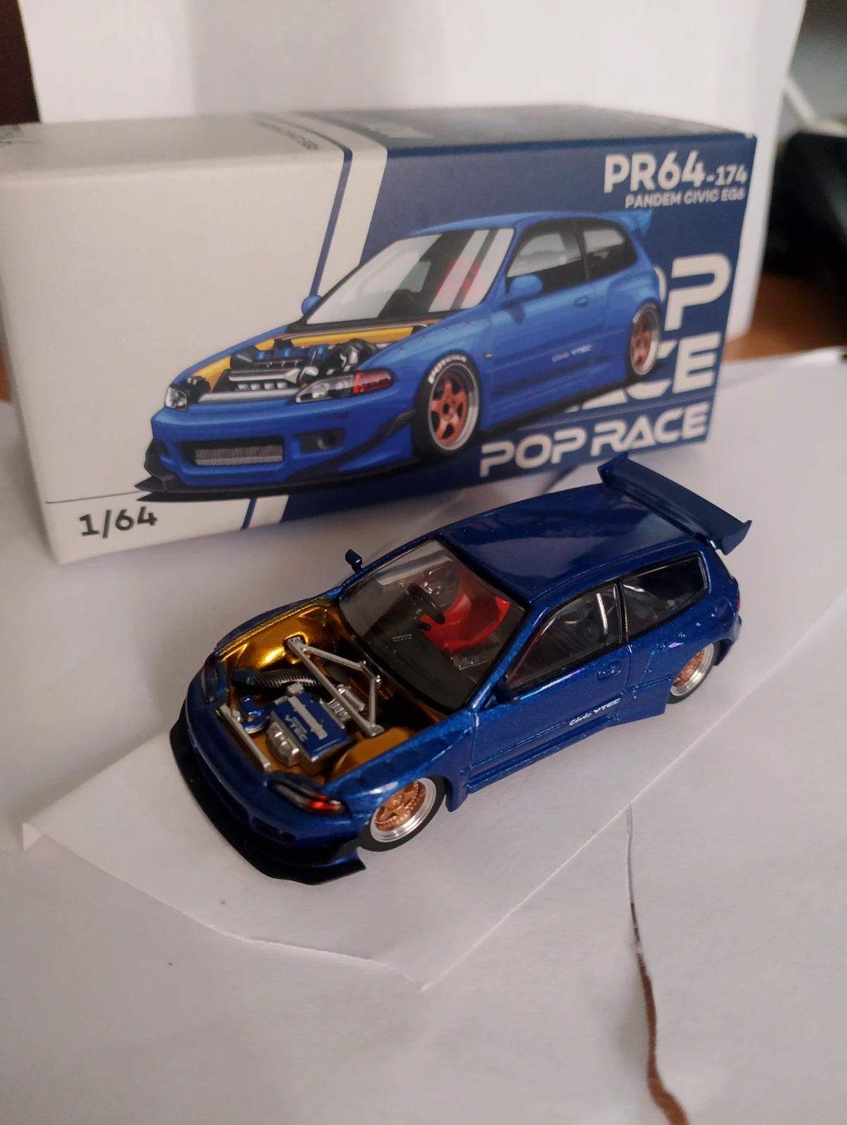 2025 Pandem Civic EG6 Blue: Box: Image 2