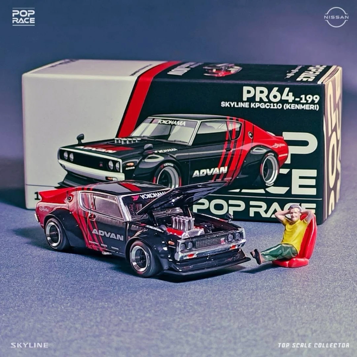 2025 Skyline GT-R Drift (Kenmeri) Black: Box: Image 4
