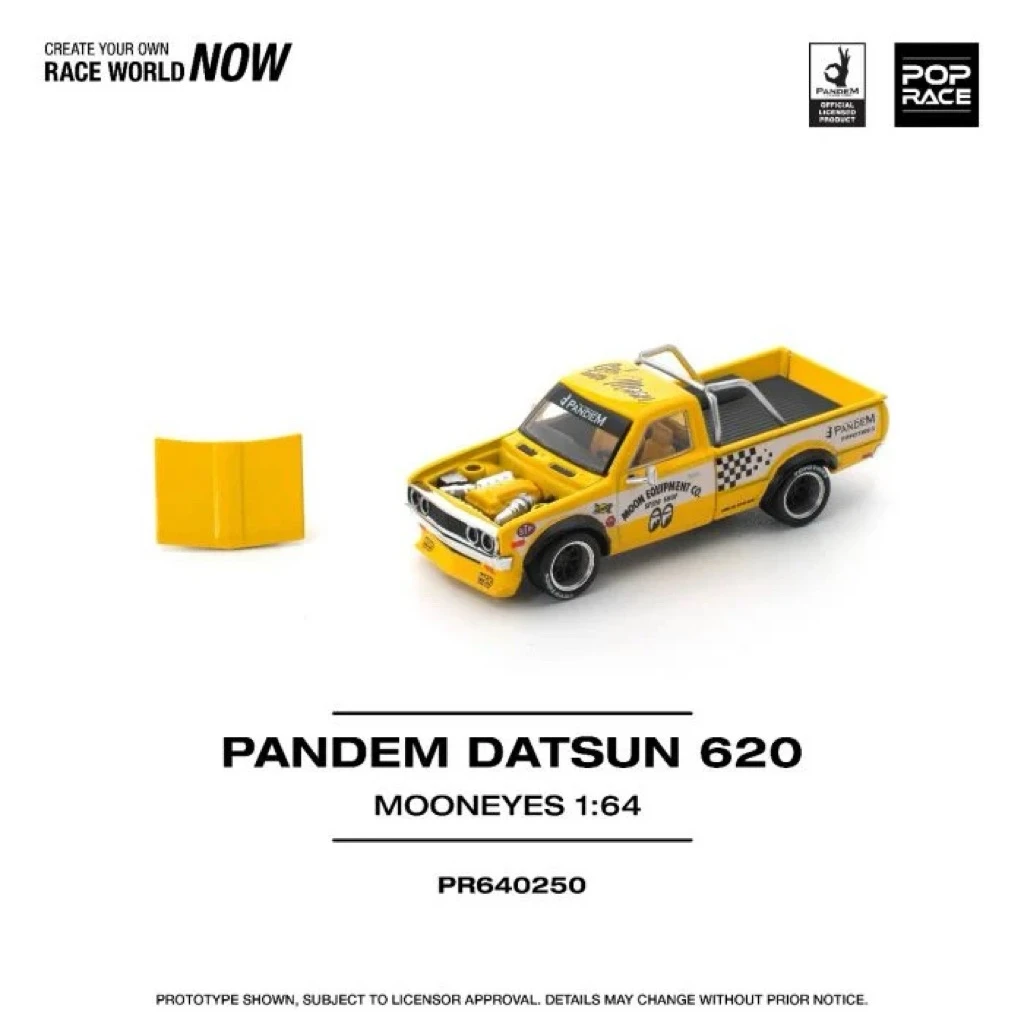 2025 Pandem Datsun 620 Yellow: Box: Image 2