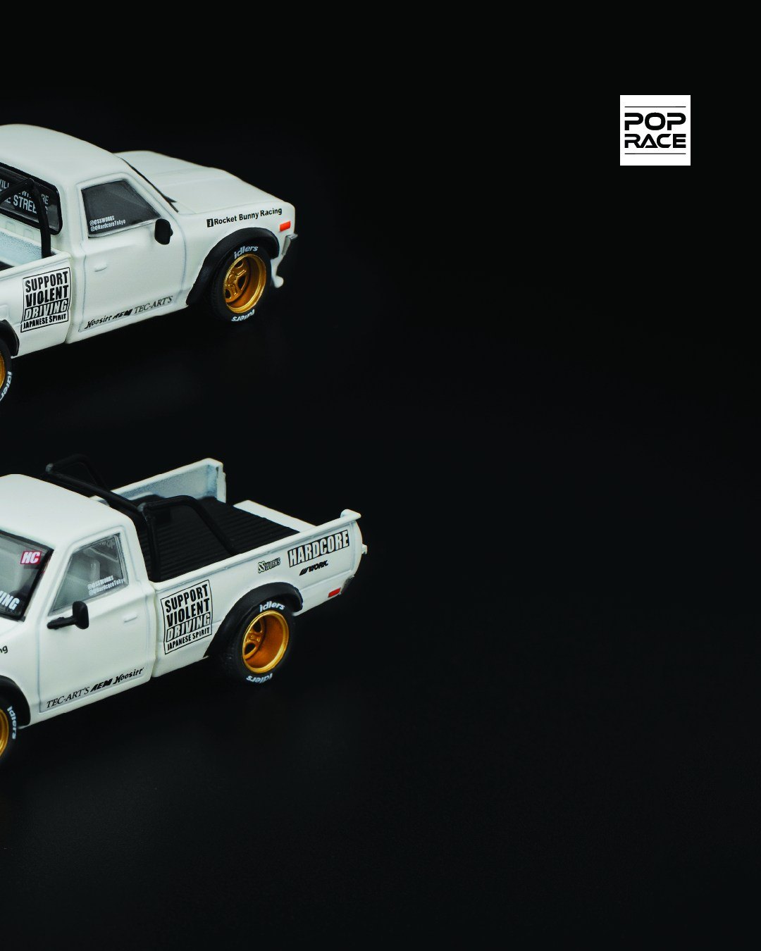 2025 Pandem Datsun 620 White: No package: Image 4